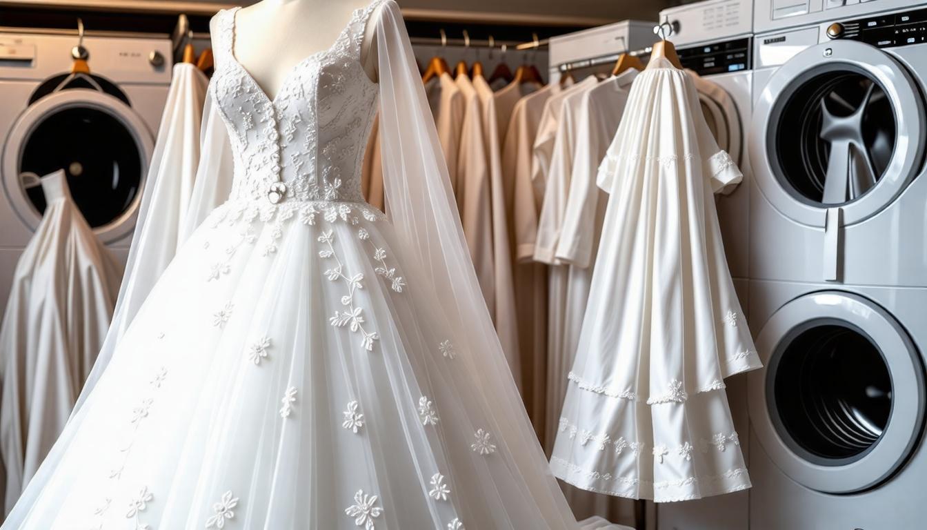 Dịch vụ giặt hấp váy cưới chuyên nghiệp