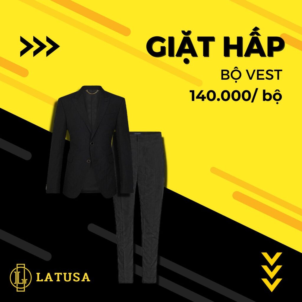 Từ vest, áo khoác đến đồ cao cấp, Latusa chăm sóc mọi trang phục chuyên nghiệp.